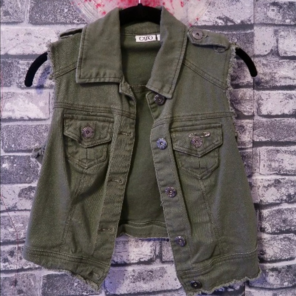 Army Green Vest
